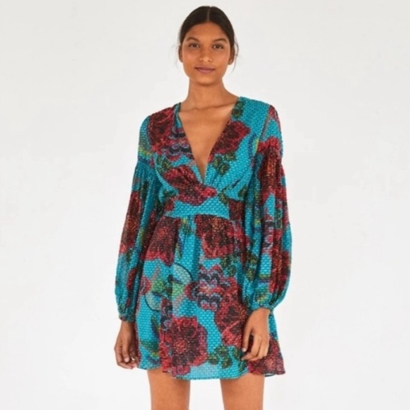 FARM Rio Dresses & Skirts - Farm Rio Brilliant Floral mini dress